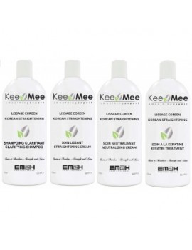 Kee Mee Lissage Coréen EM2H Kit 4 X 500 ml